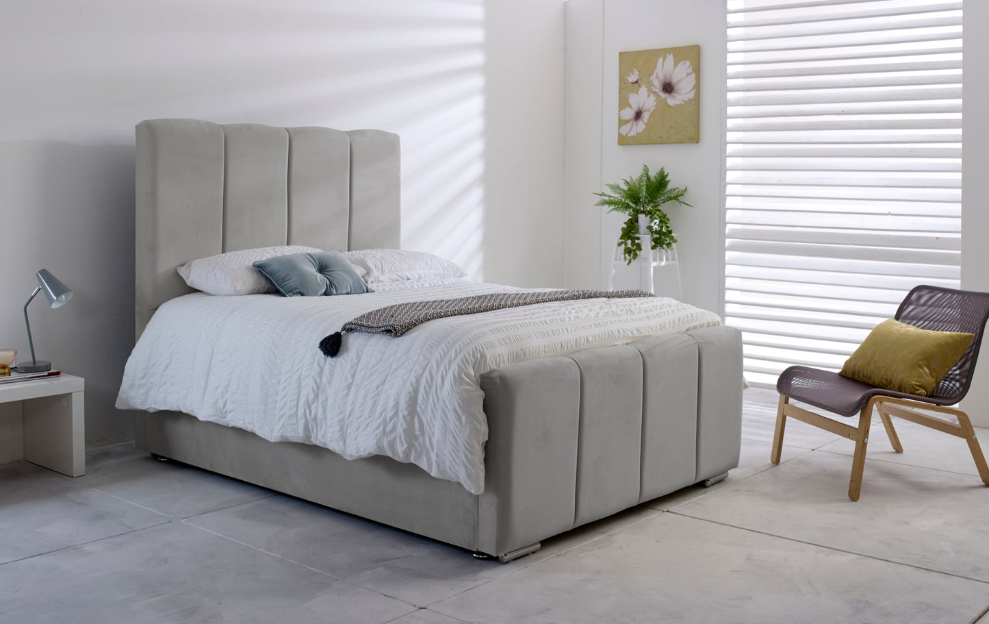 blue bedding