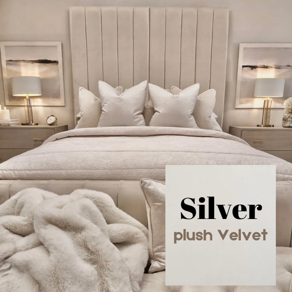 Savoy Plush Velvet Luxury Panelled Bed