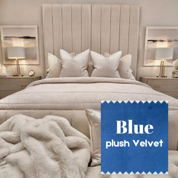 Savoy Plush Velvet Luxury Panelled Bed