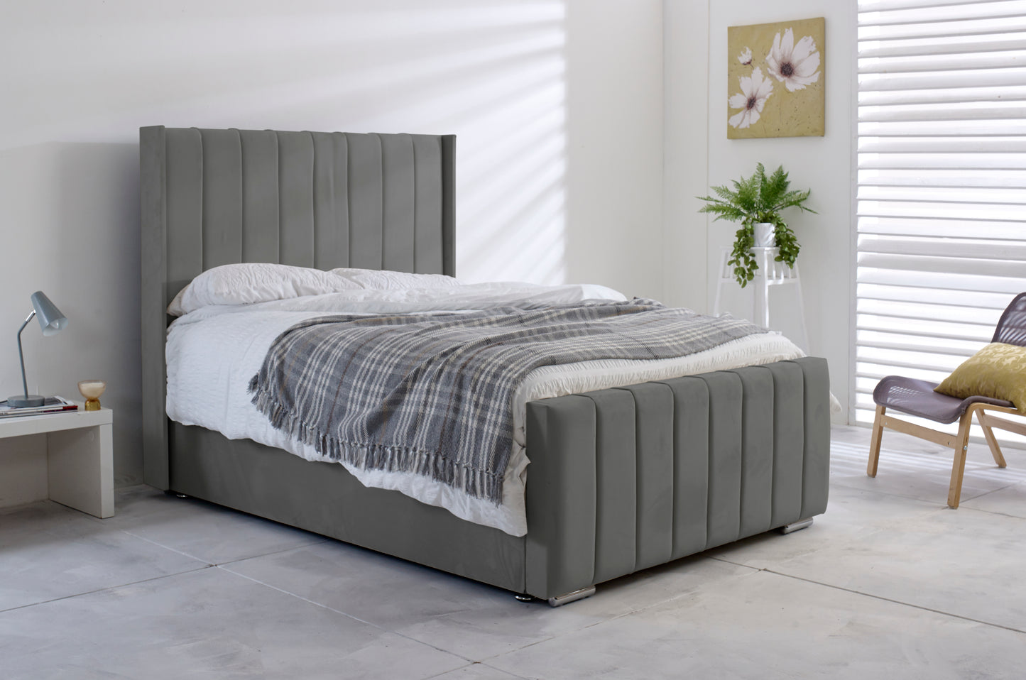 London Ottoman Black Double Bed Frame - Birmingham