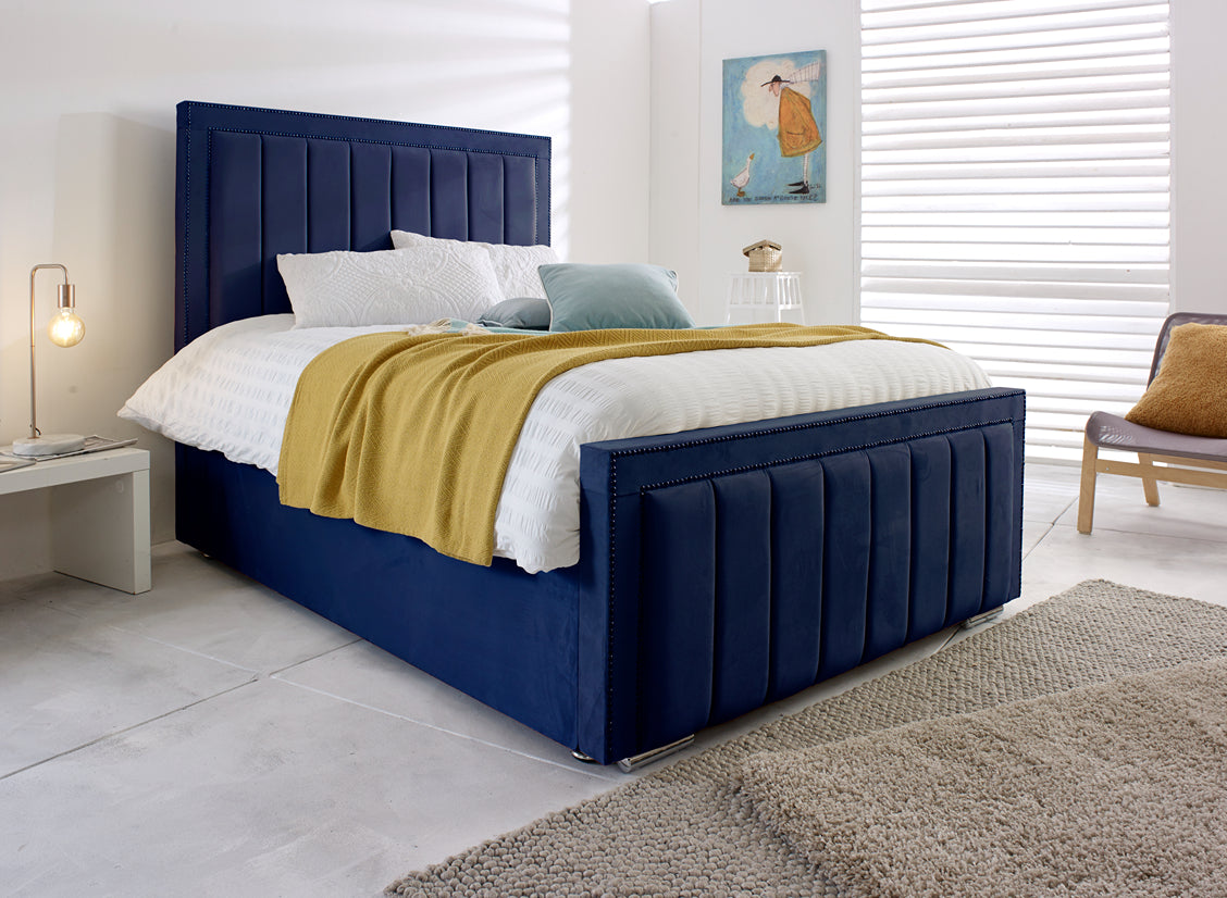 New York Ottoman Small Double Metal Bed Frame - Birmingham