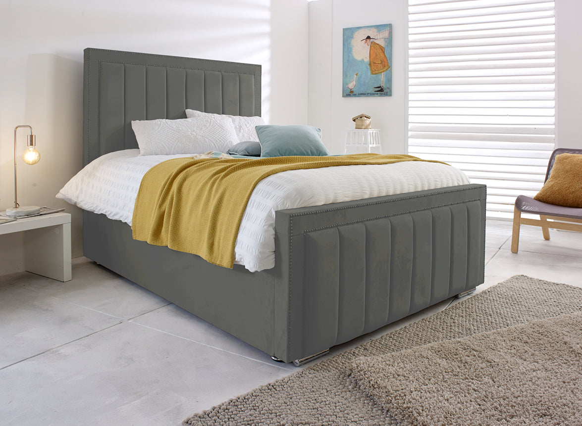 New York Ottoman Small Double Metal Bed Frame - Birmingham