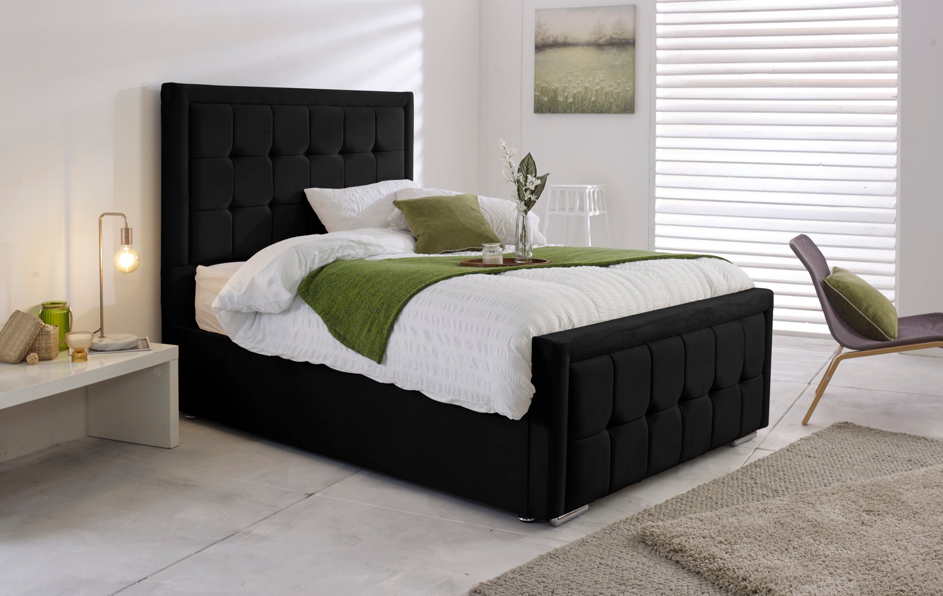 Tokyo Ottoman Divan Bed Single - Birmingham Beds