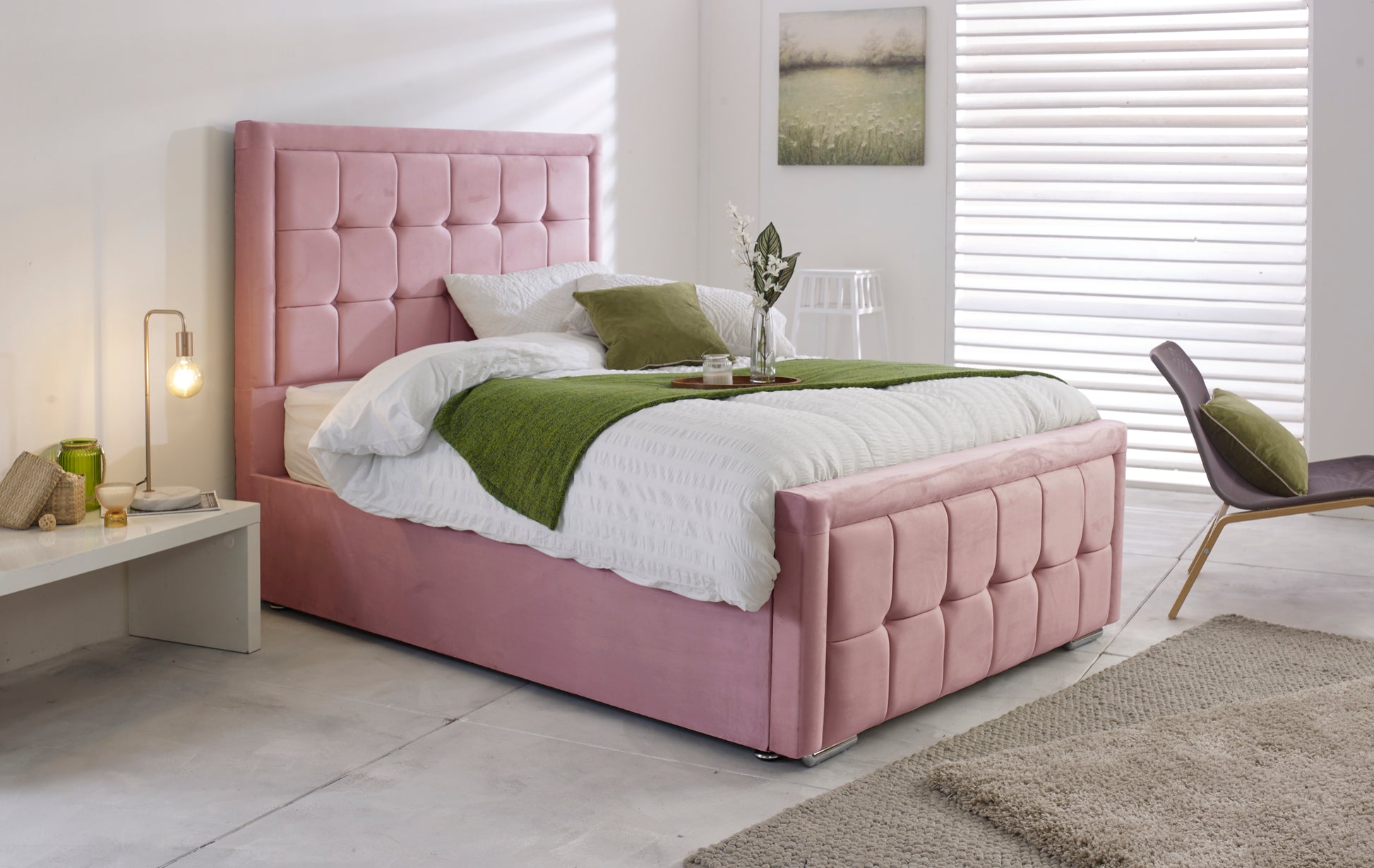 Tokyo Pink Ottoman Bed- Best Beds Birmingham