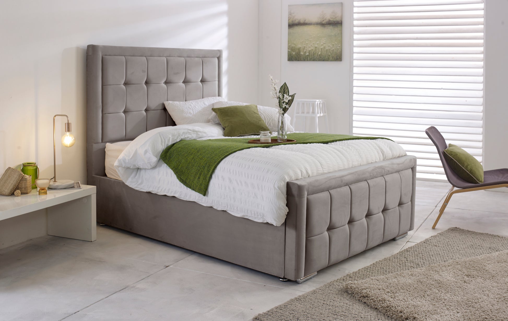 Tokyo Ottoman Metal Single Bed Frame - Birmingham Beds