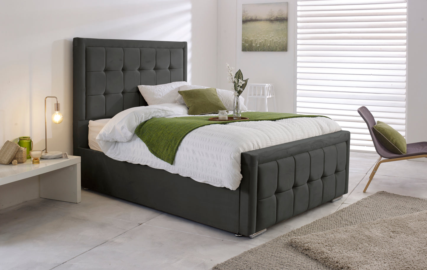 Tokyo Ottoman Divan Bed Single - Birmingham Beds