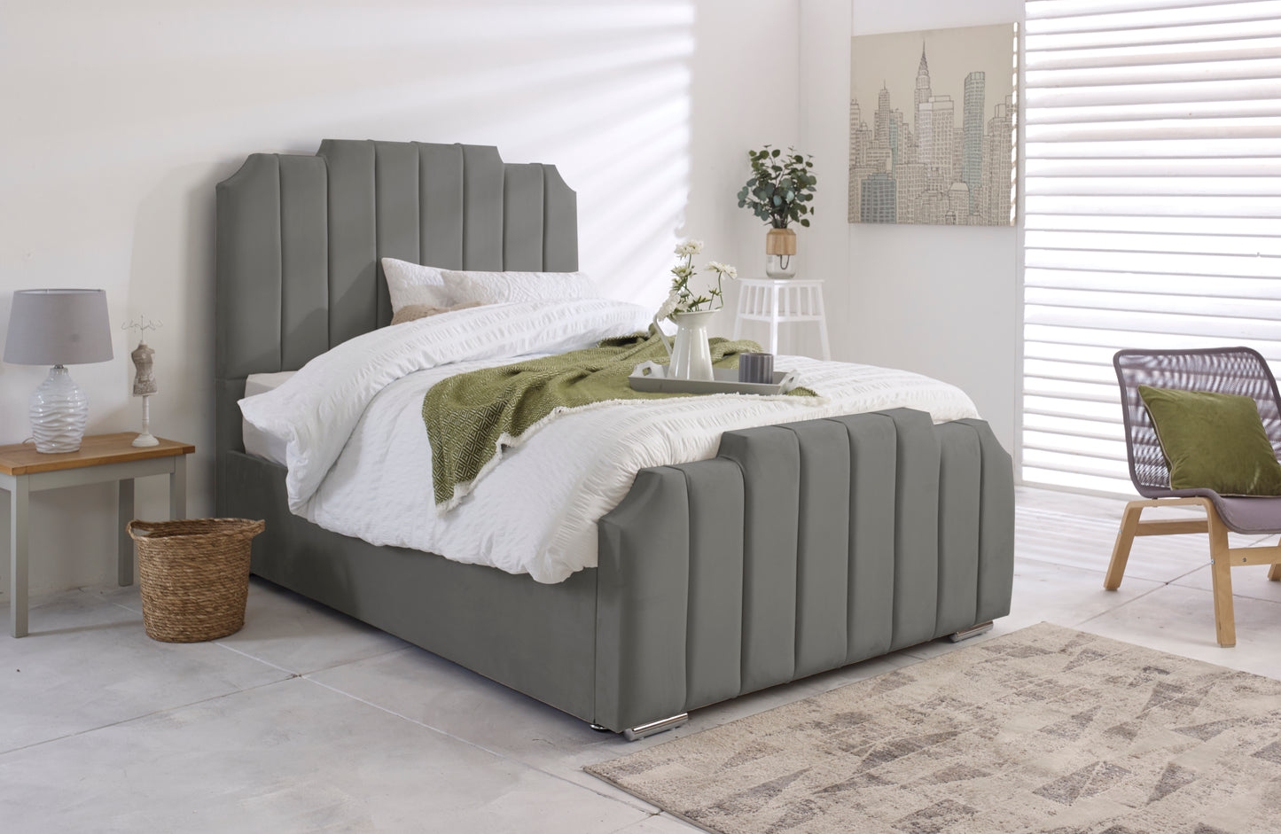 Hong Kong Ottoman King Size Steel Bed Frame - Buy Beds in Birmingham