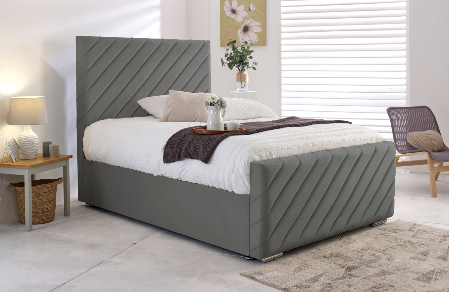 Singapore Ottoman Cheap Double Bed Frames - Birmingham Beds