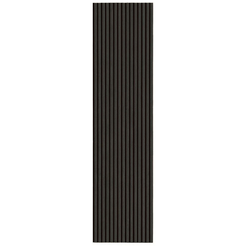 Acoustic Wood Wall Panels Black Oak Wall Cladding Panels 2400x600mm