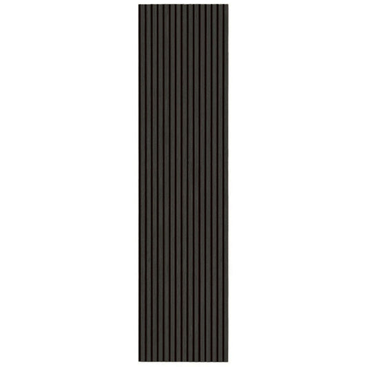 Acoustic Wood Wall Panels Black Oak Wall Cladding Panels 2400x600mm