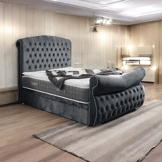Austen Buttoned Bed