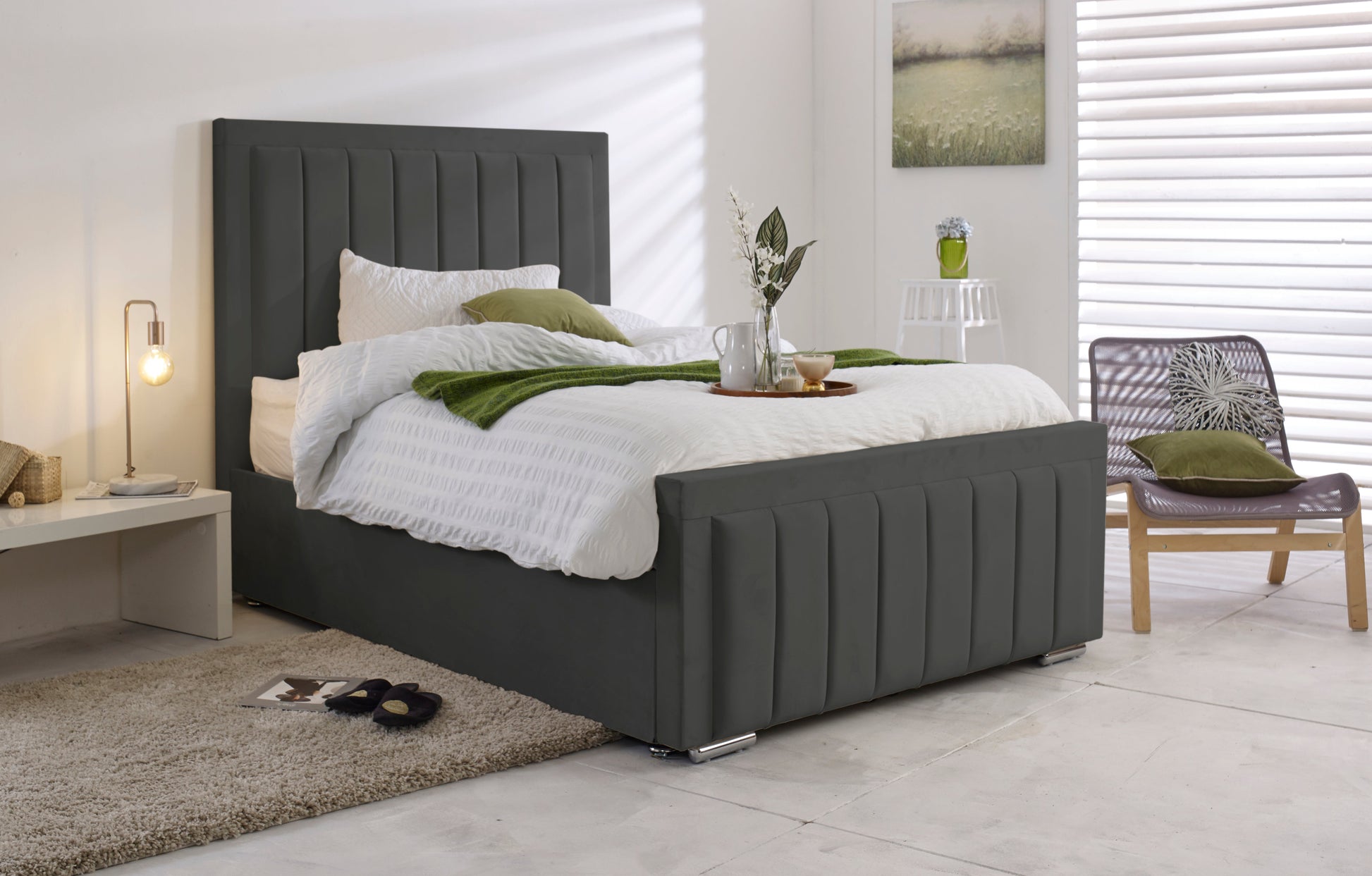 Charcoal Bed Frame