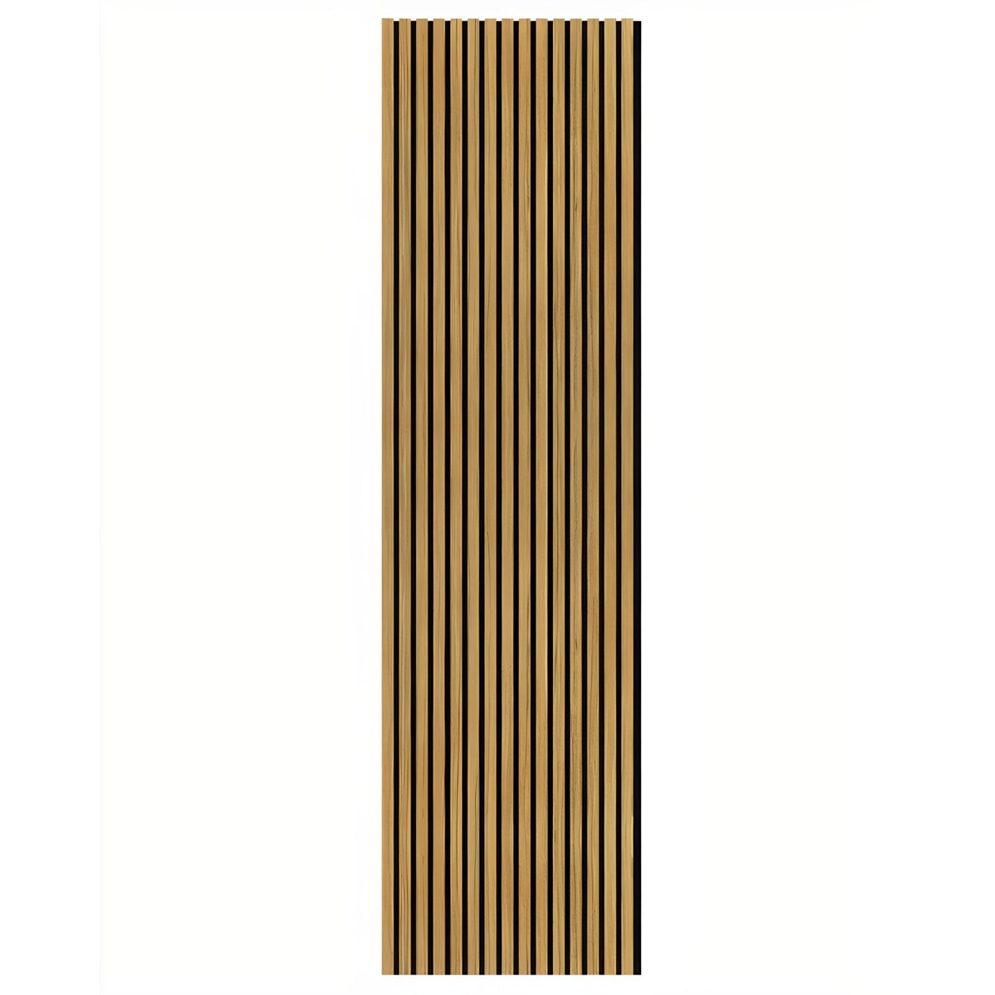 Acoustic Wood Wall Panels Slat Oak Walnut Wooden Wall Cladding Panels 2400x600mm