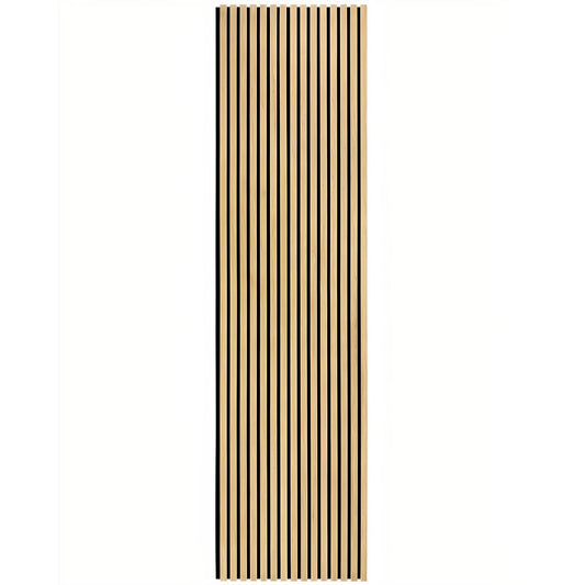 Acoustic Wood Wall Panels Yellow Oak Wall Cladding Panels 2400x600mm